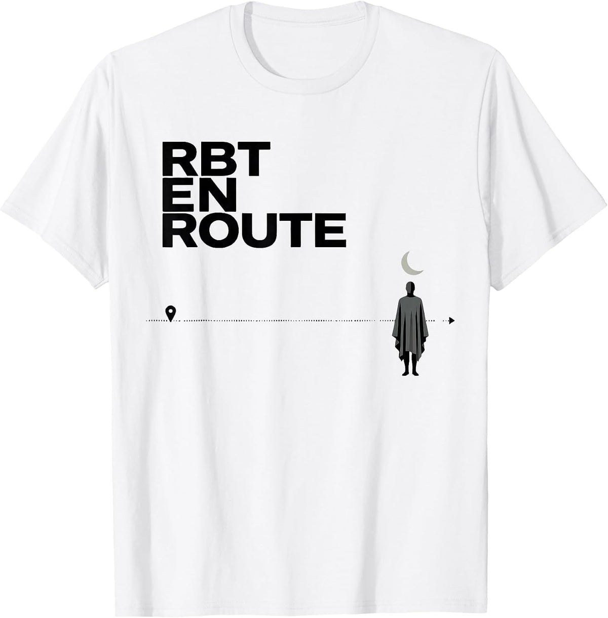 Men's RBT En Route Monochromatic Para Normal Activities T-Shirt - White