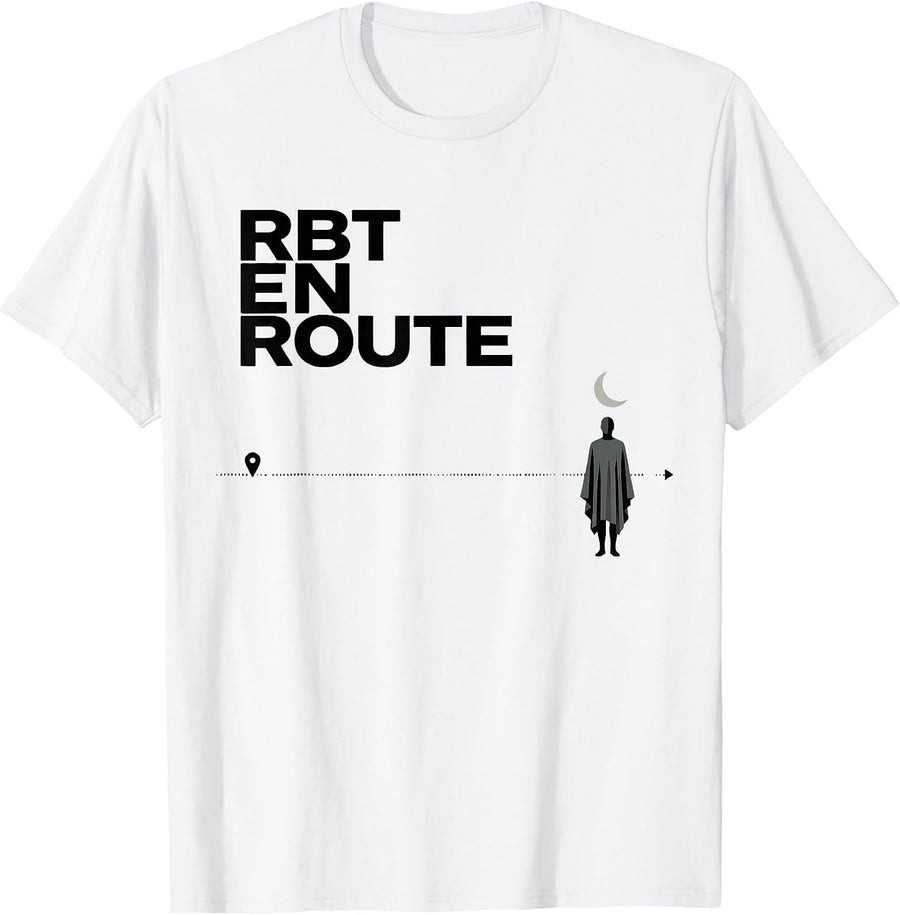 Men's RBT En Route Monochromatic Para Normal Activities T-Shirt - White