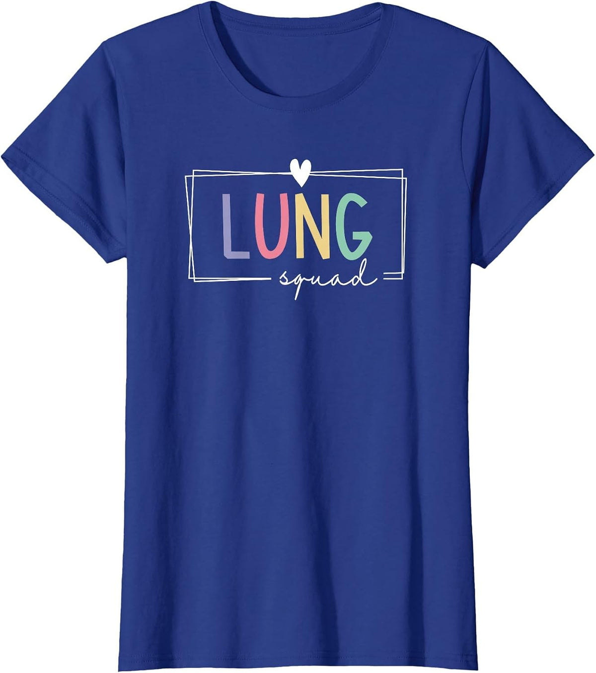 Respiratory Therapist Lung Squad Pulmonologist Therapy T-Shirt - Royal Blue