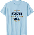 Constitutional Rights For All Inauguration Design T-Shirt - Baby Blue