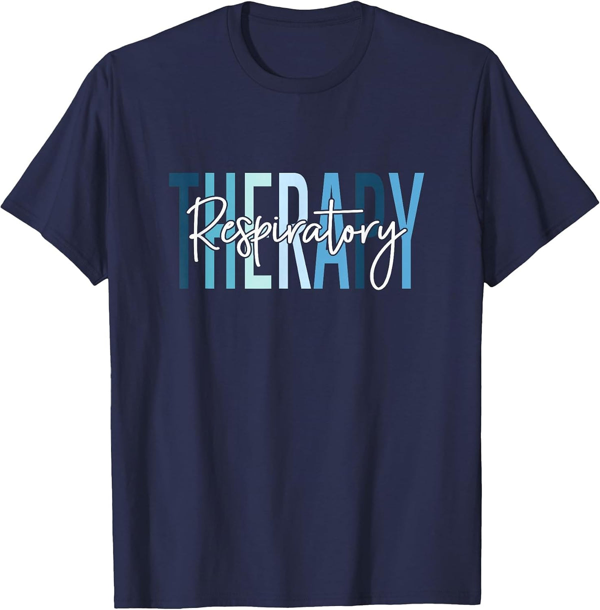 Respiratory Therapy Nurse Respiratory Therapist RT Nurse T-Shirt - Navy Blue