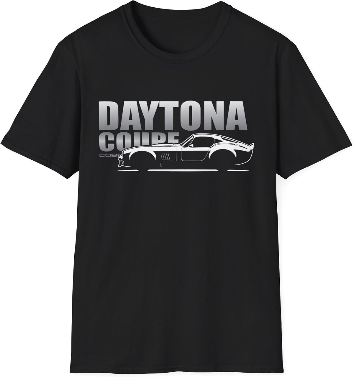 1965 Daytona Coupe Classic Racing Car Name Badge Classic Car T-Shirt Fan Gift - Black