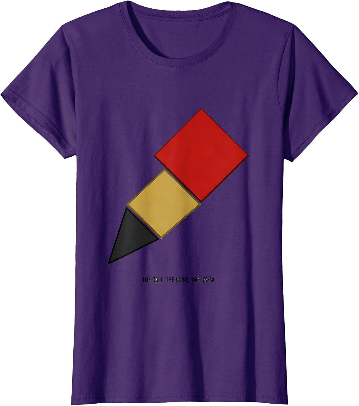 The Call The Voice The Crew First Responder Tribute Police T-Shirt - Purple