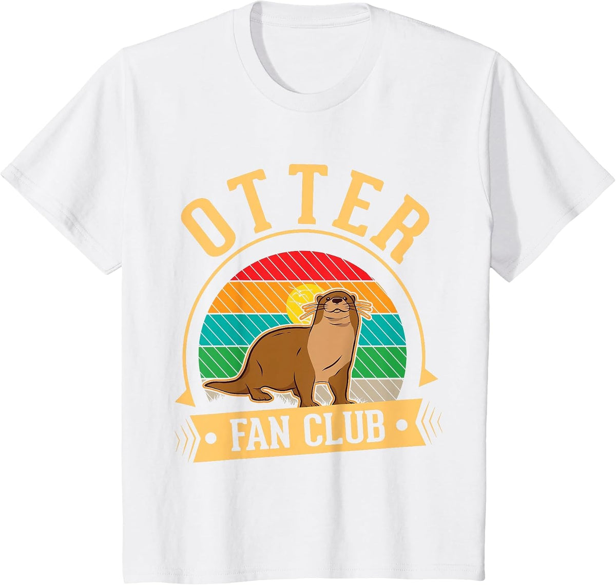 Otter Fan Club Sea Otter T-Shirt - White