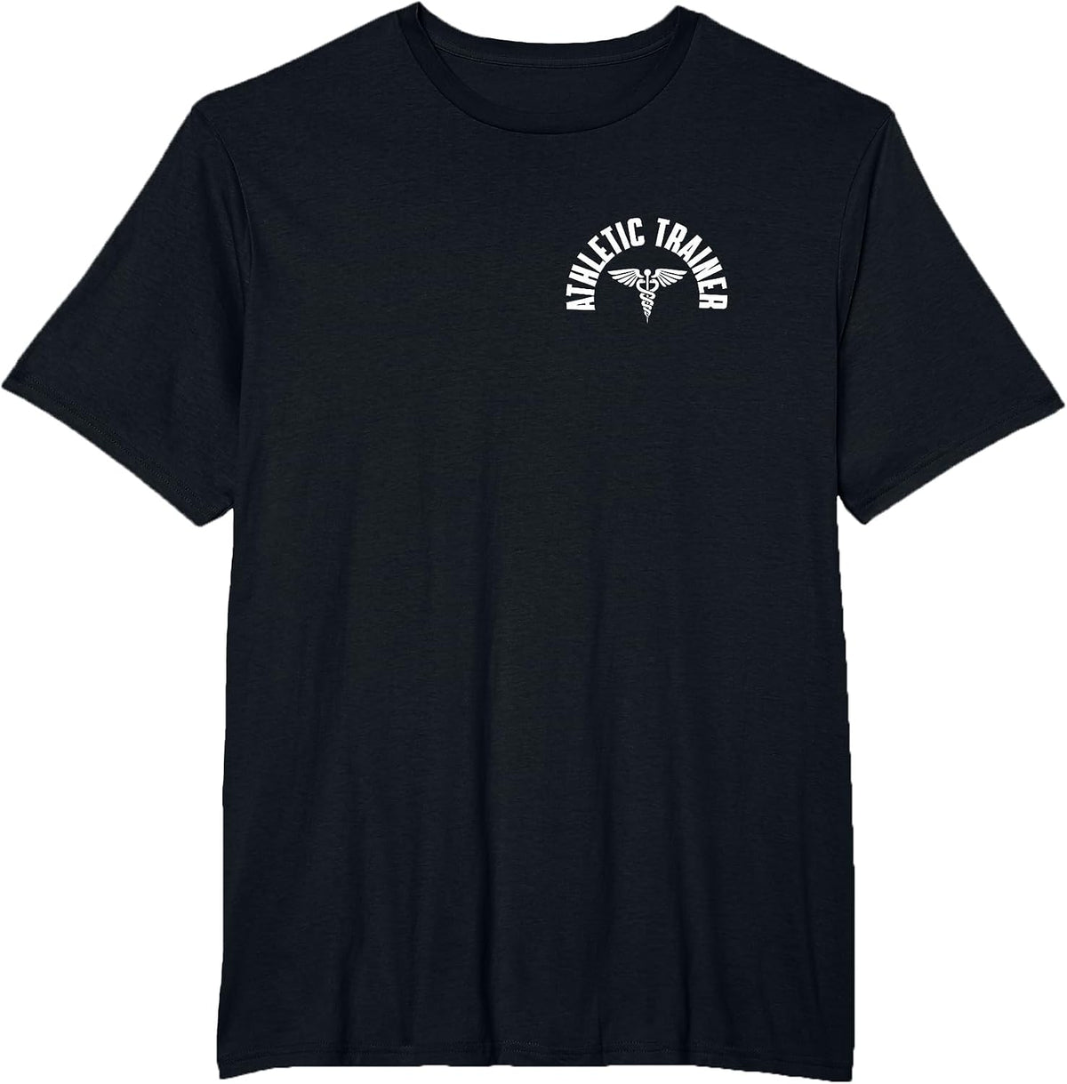 Athletic Trainer Pocket Wear Sports Medicine Caduceus T-Shirt - Black