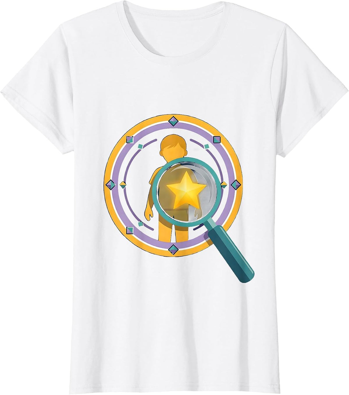 Special Education Hidden Star Child Graphic T-Shirt - White