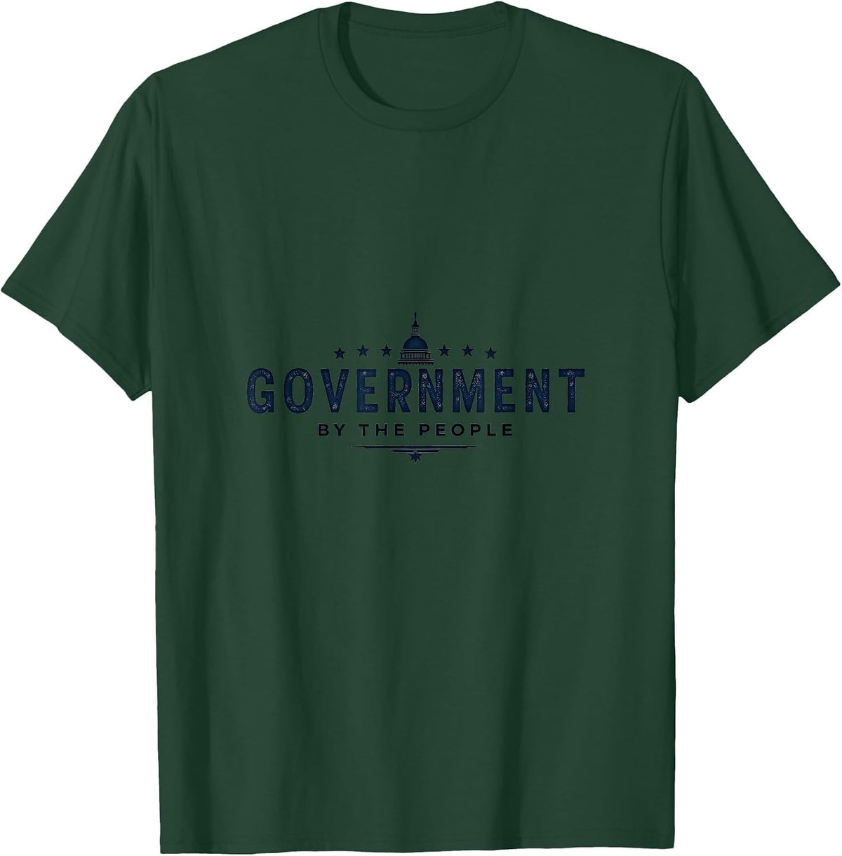 Government By The People Inauguration 2025 T-Shirt - Dark Green