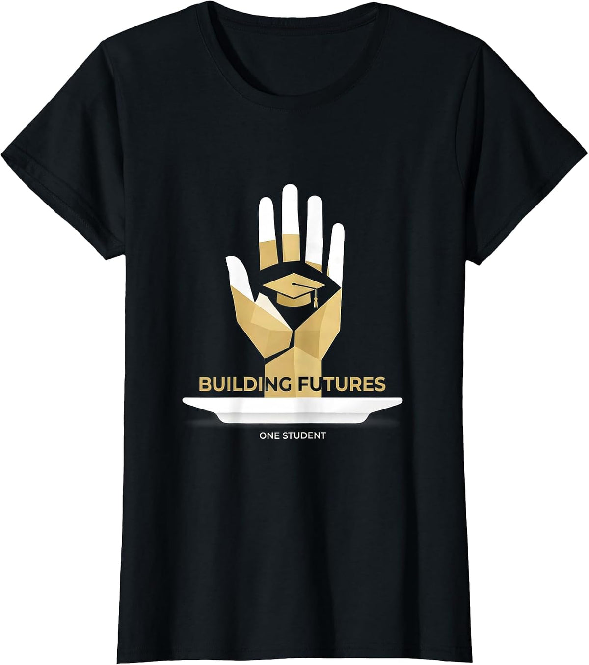 Building Futures One Student School Counselor T-Shirt - Black