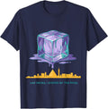 Las Vegas I Stayed By The Pool Vacation Souvenir Trip T-Shirt - Navy Blue
