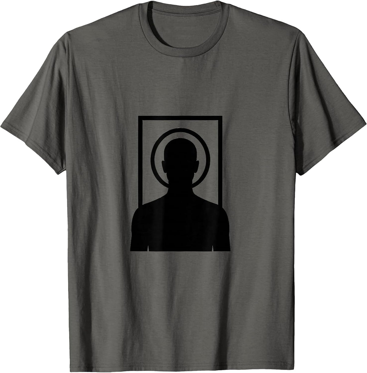 Men's Observation Aperture Editorial Conceptual Fan Costume T-Shirt - Asphalt Grey