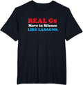 Real Gs Move in Silence Like Lasagna, Funny Pasta Pun T-Shirt - Black