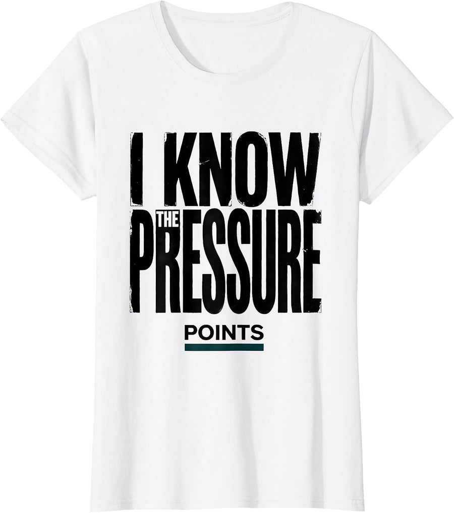 Women's I Know The Pressure Points Funny Chiropractor Physical T-Shirt - White
