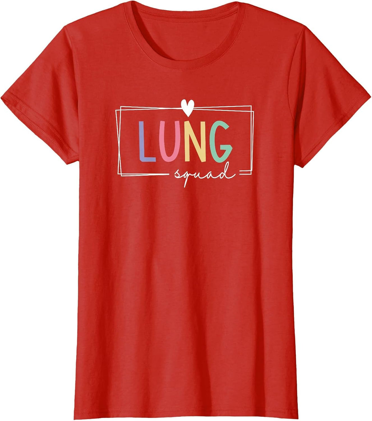Respiratory Therapist Lung Squad Pulmonologist Therapy T-Shirt - Red