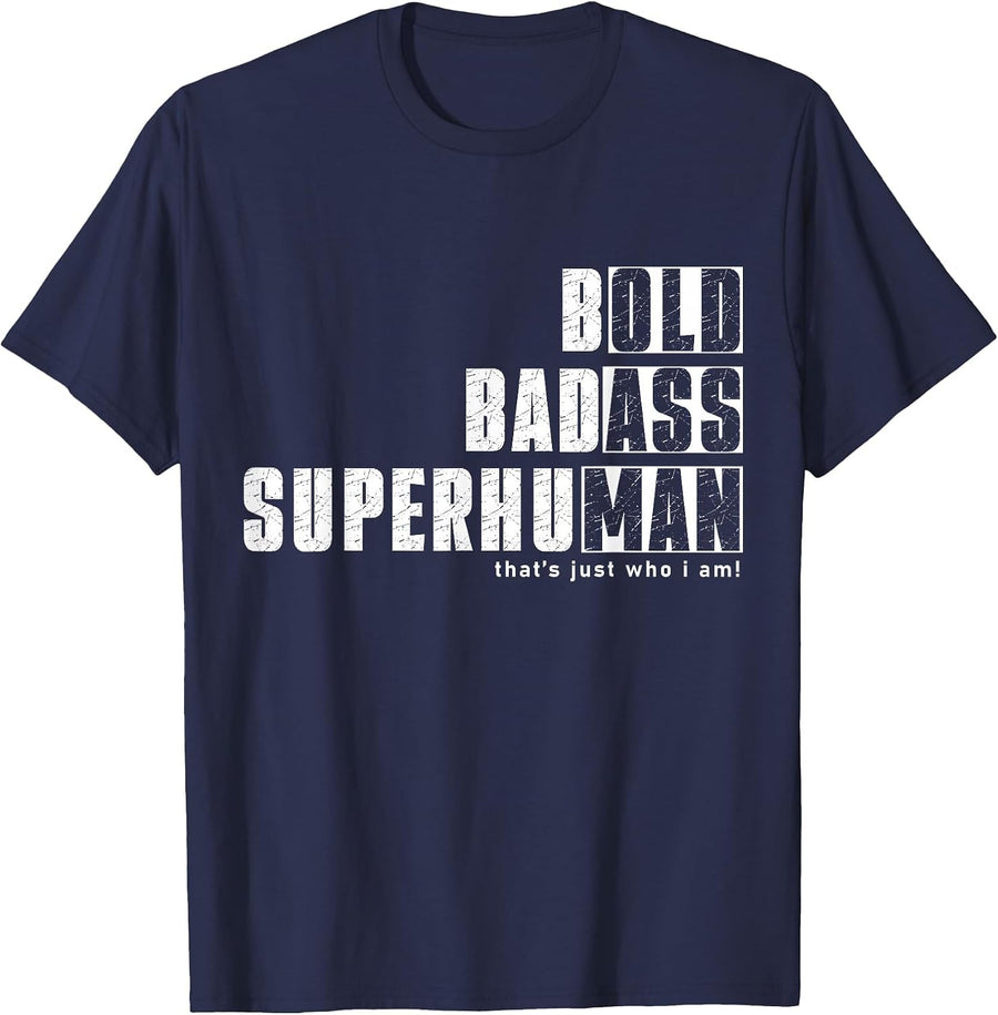 Funny Old Man Saying Gag Dad Grandpa Birthday Father,s Day T-Shirt - Navy Blue