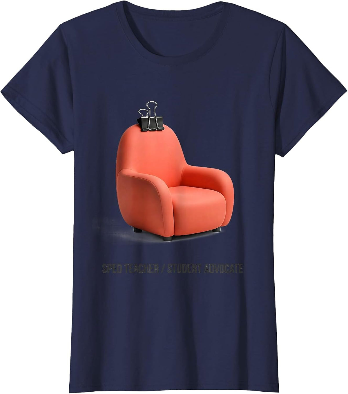 Women's SPED Teacher Student Advocate Special Education Autism T-Shirt - Navy Blue