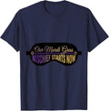 Our Mardi Gras Mischief Starts Now Festive Humor Carnival T-Shirt - Navy Blue
