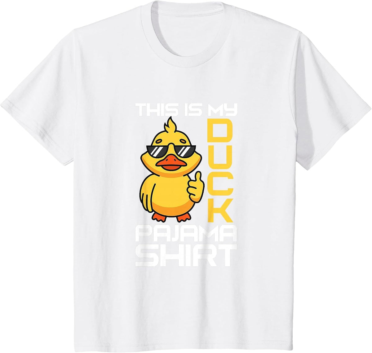 This is My Duck Pajama Rubber Ducks Slumber Pajamas Party T-Shirt - White