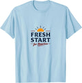 Fresh Start for America Inauguration Design T-Shirt - Baby Blue