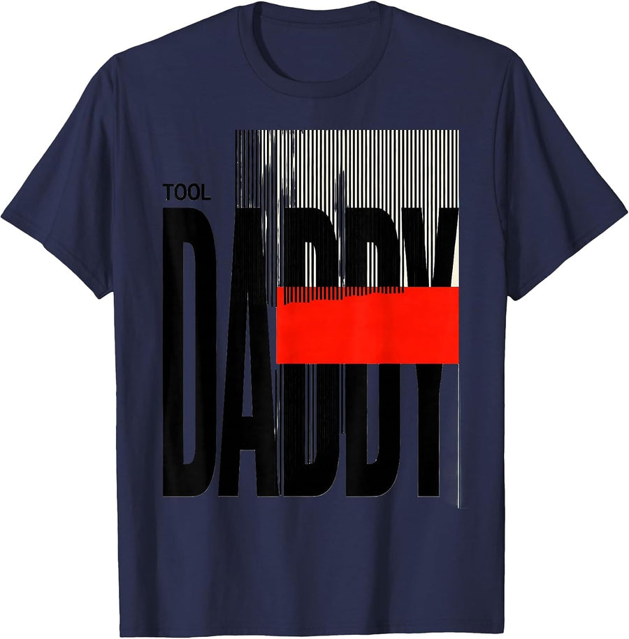 Tool Daddy Funny Dad Gift for Fathers and Grill Dads T-Shirt - Navy Blue