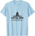 Capitol Dome Witnesses History Inauguration 2025 T-Shirt - Baby Blue