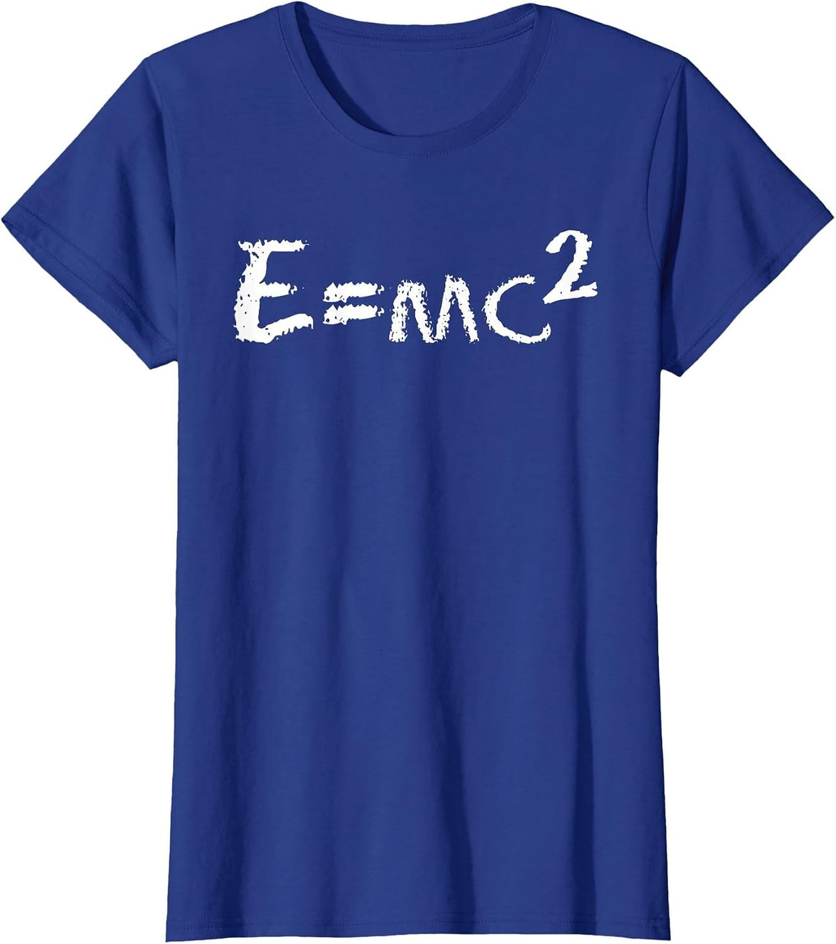 Fun E=mc2 Equation - Physics - Relativity T-Shirt - Royal Blue