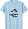 Future Looks Brighter Today Inauguration Design T-Shirt - Baby Blue