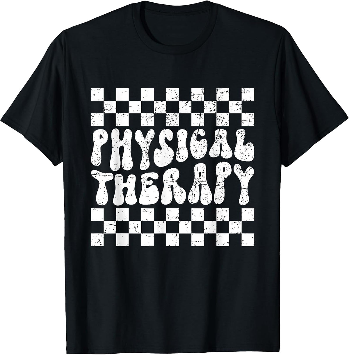 Physical Therapy PT Therapist Assistant Student T-Shirt - Black