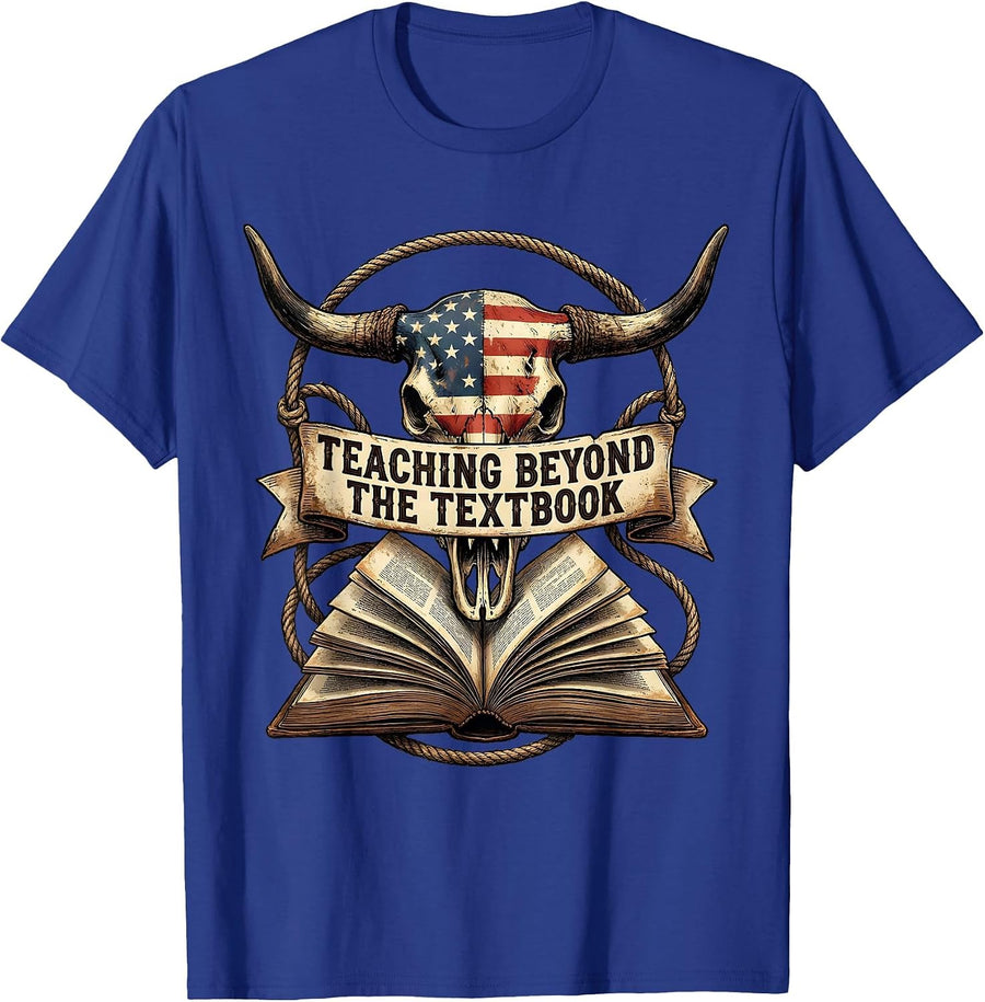 Teaching Beyond the Textbook Special Education T-Shirt - Royal Blue