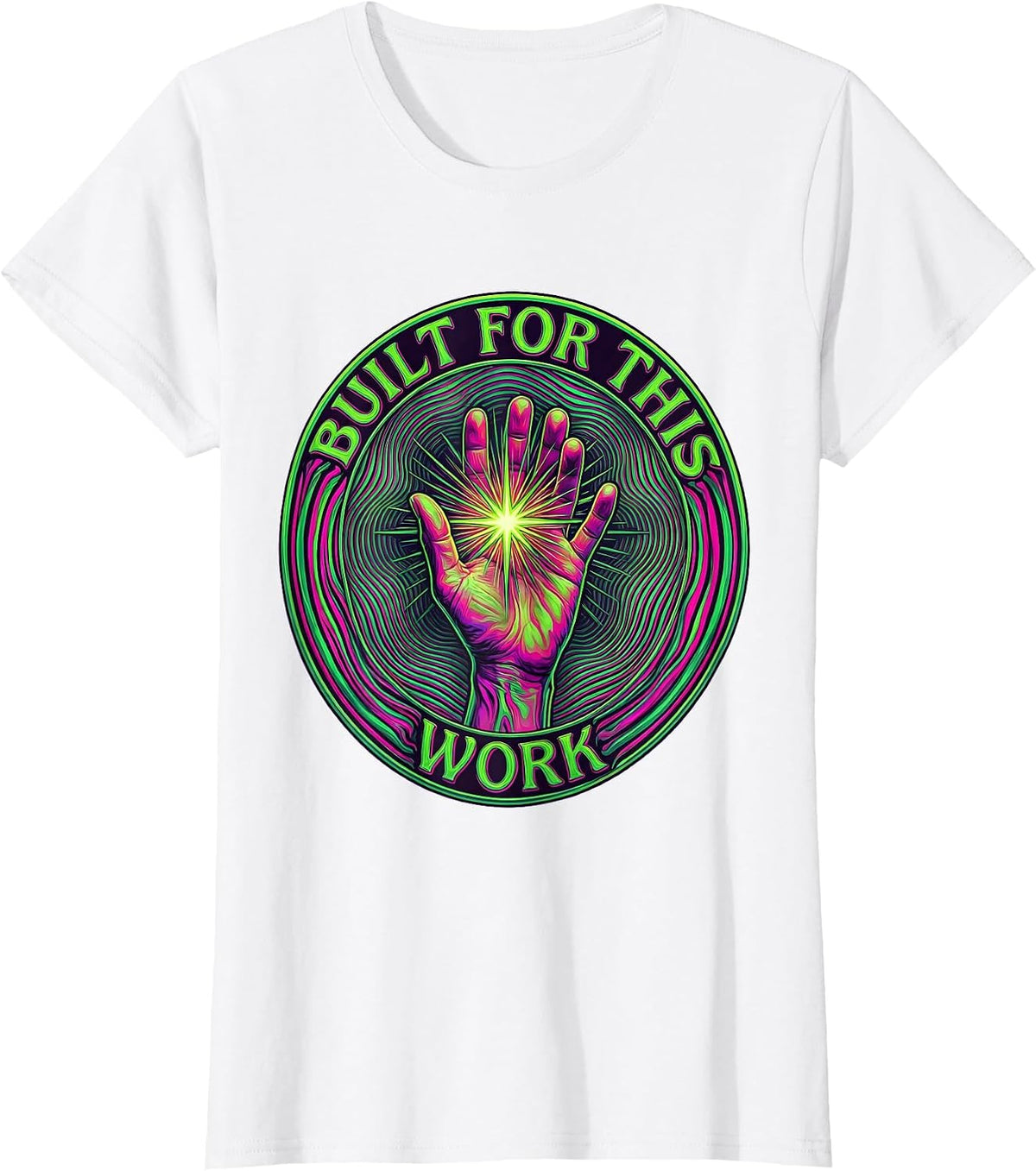 Built for This Work Special Education Teacher Design T-Shirt - White