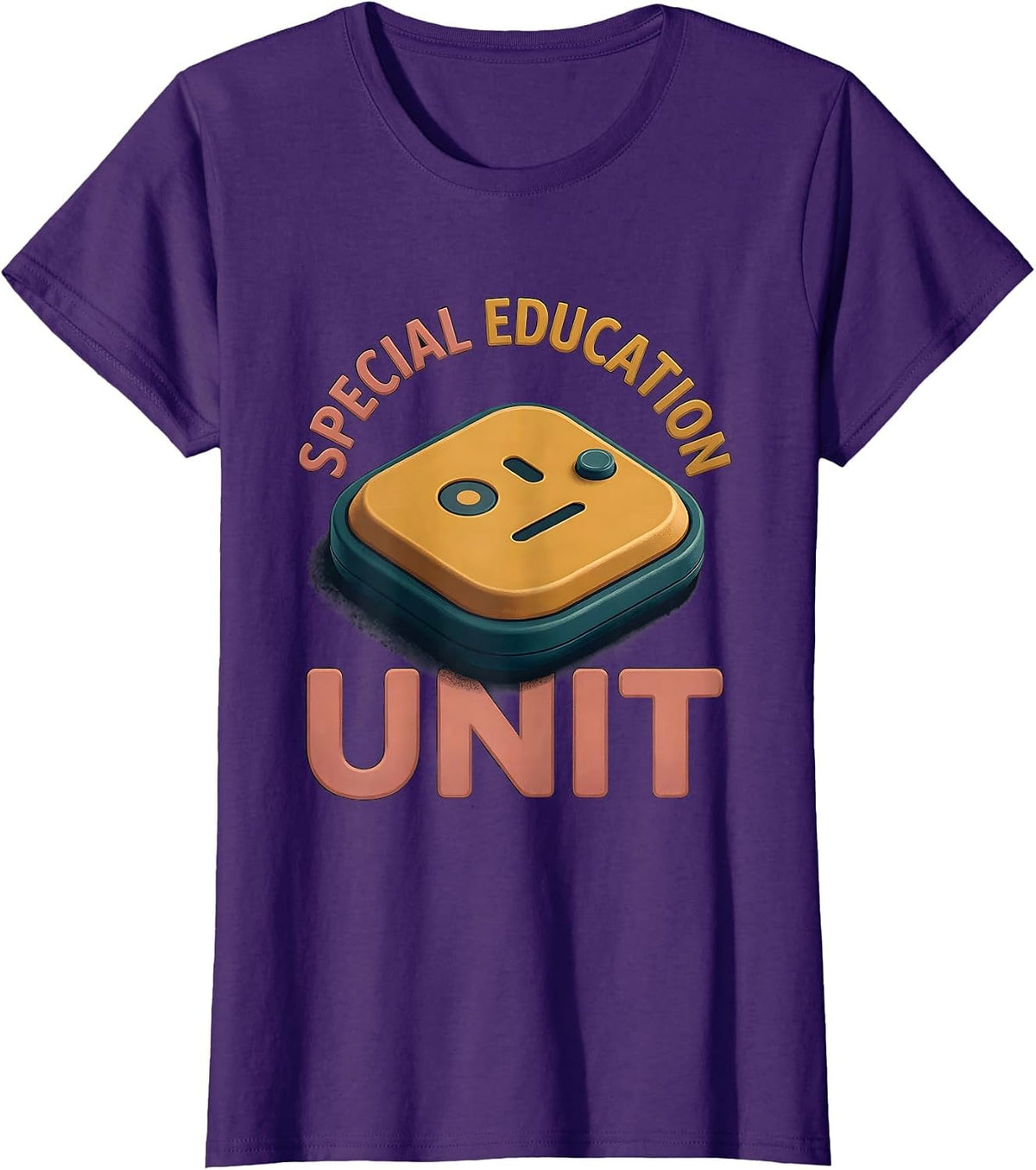 Women's Special Education Unit Retro Teacher Squad Pride SPED T-Shirt - Purple