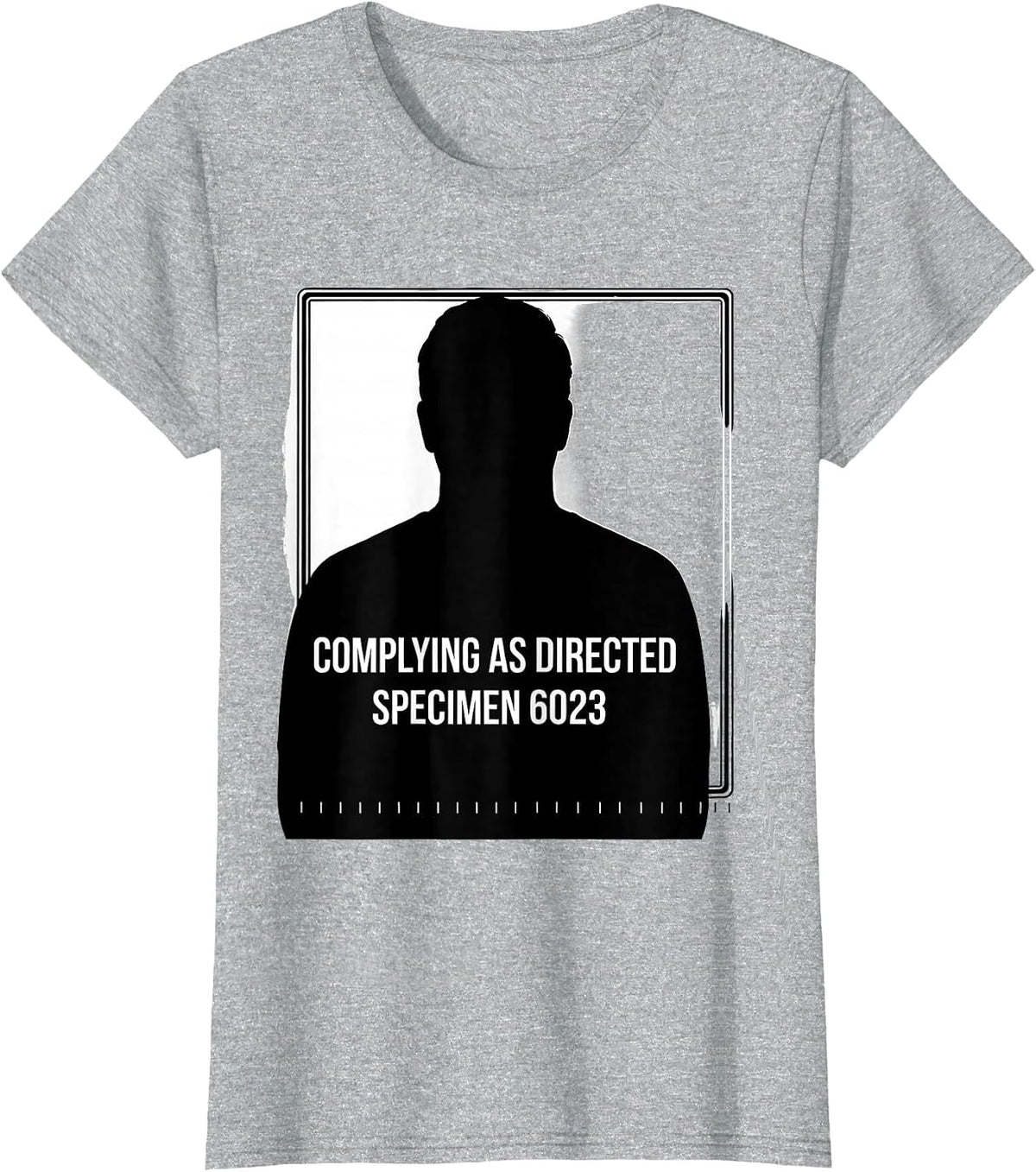Women's Complying As Directed Specimen 6023 SCP Foundation Fan T-Shirt - Heather Grey