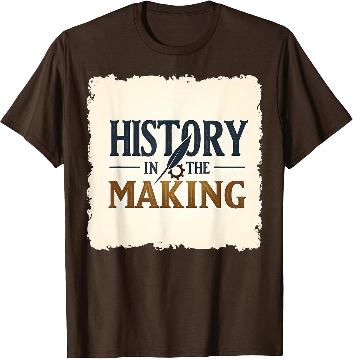History in the Making Inauguration Design T-Shirt the design twins T-Shirt - Brown