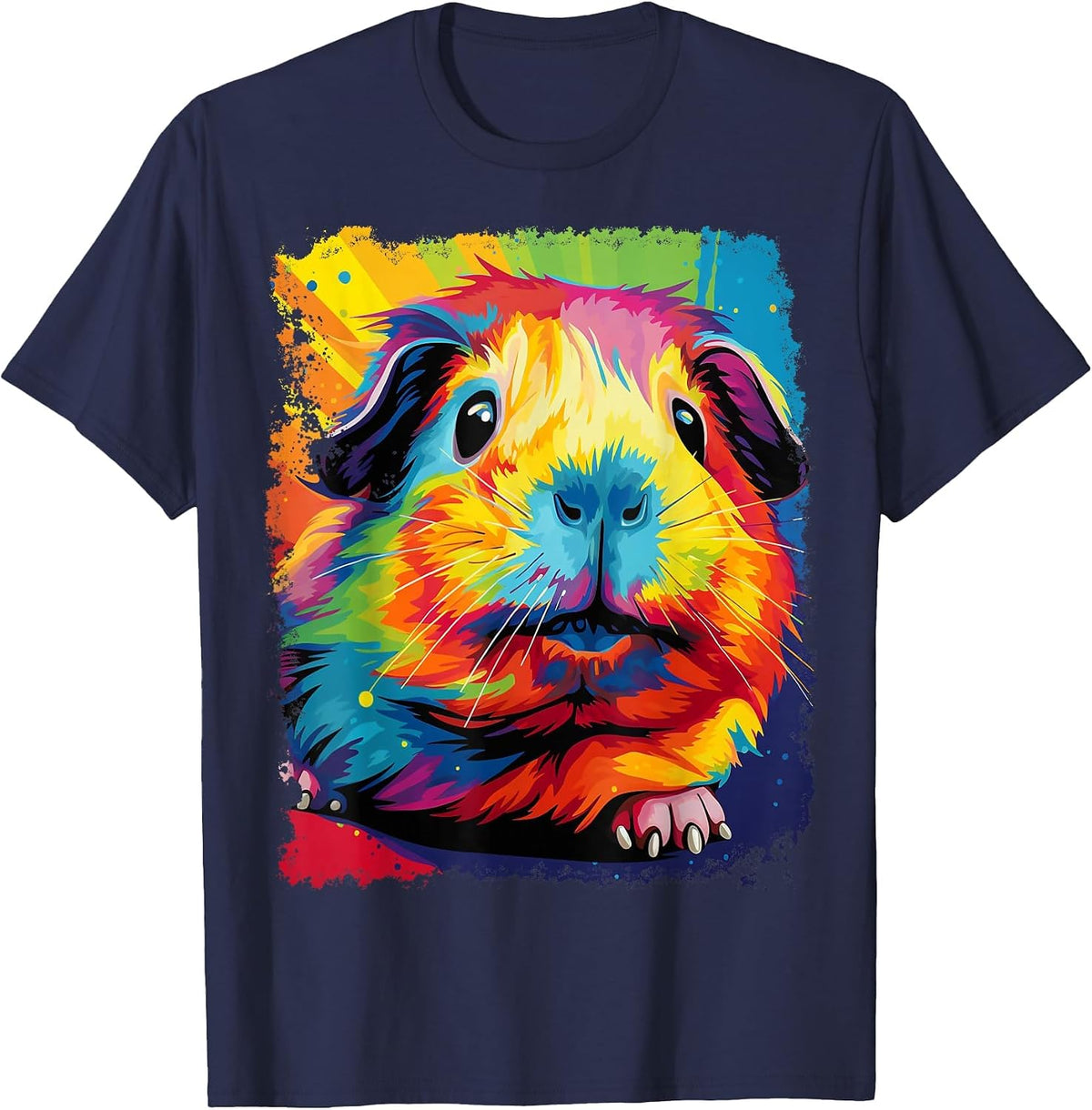 A Guinea Pig T-Shirt - Navy Blue