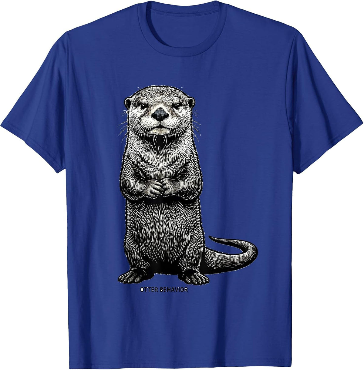 Otter Behavior Funny Otter Lover Gift for Kids Teens T-Shirt - Royal Blue