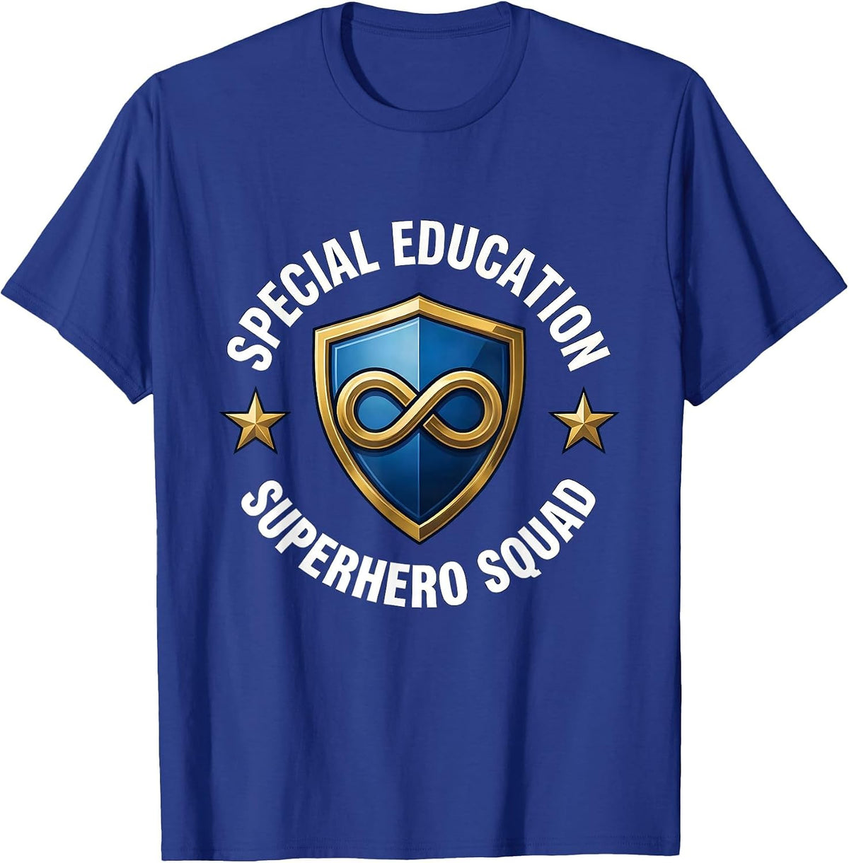 Special Education Superhero Squad Autism Awareness T-Shirt - Royal Blue