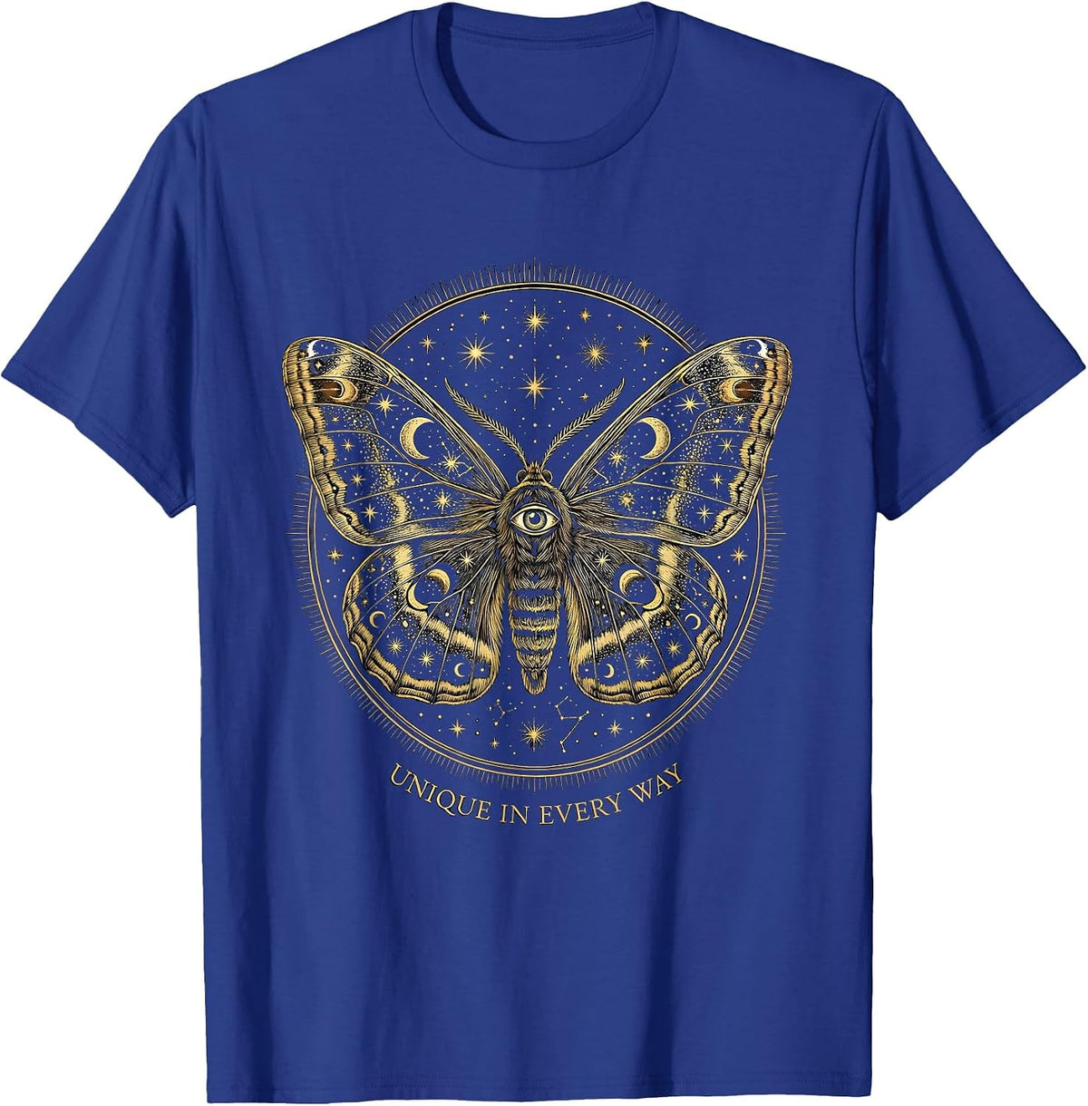Unique In Every Way Autism Awareness Design T-Shirt - Royal Blue