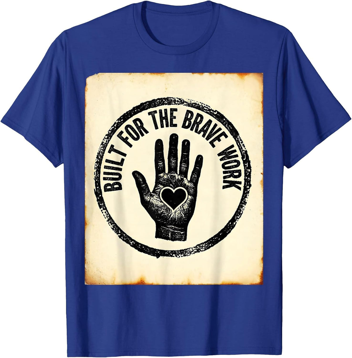 Built for the Brave Work Special Education Teacher T-Shirt - Royal Blue