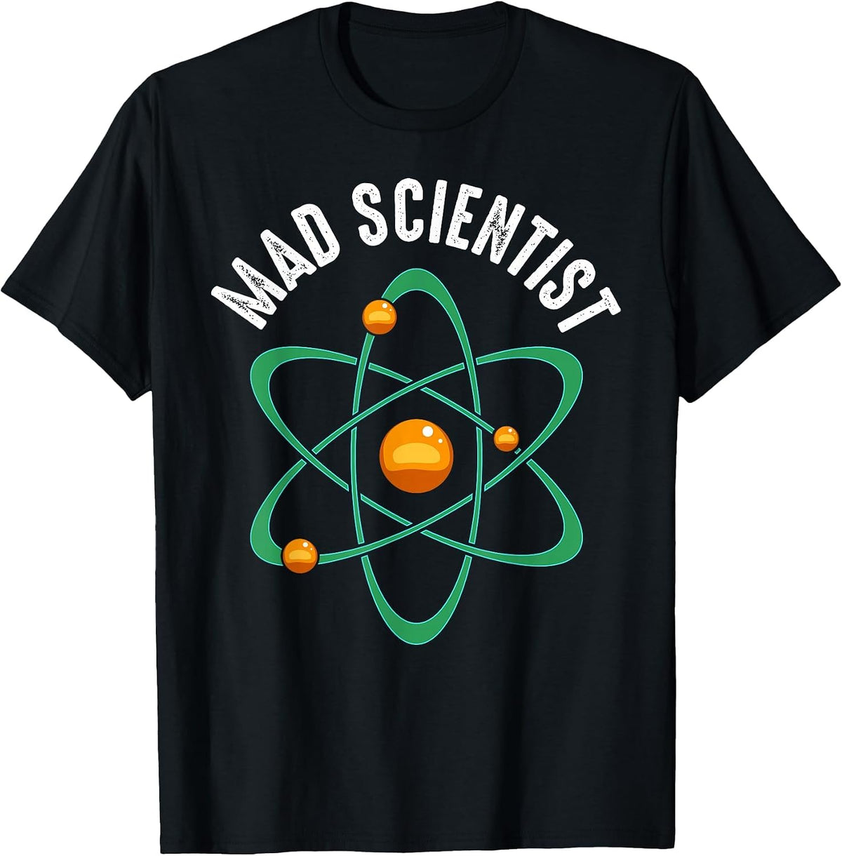 Mad Scientist Lab Nerd Geek Chemistry Biochemistry Funny T-Shirt - Black