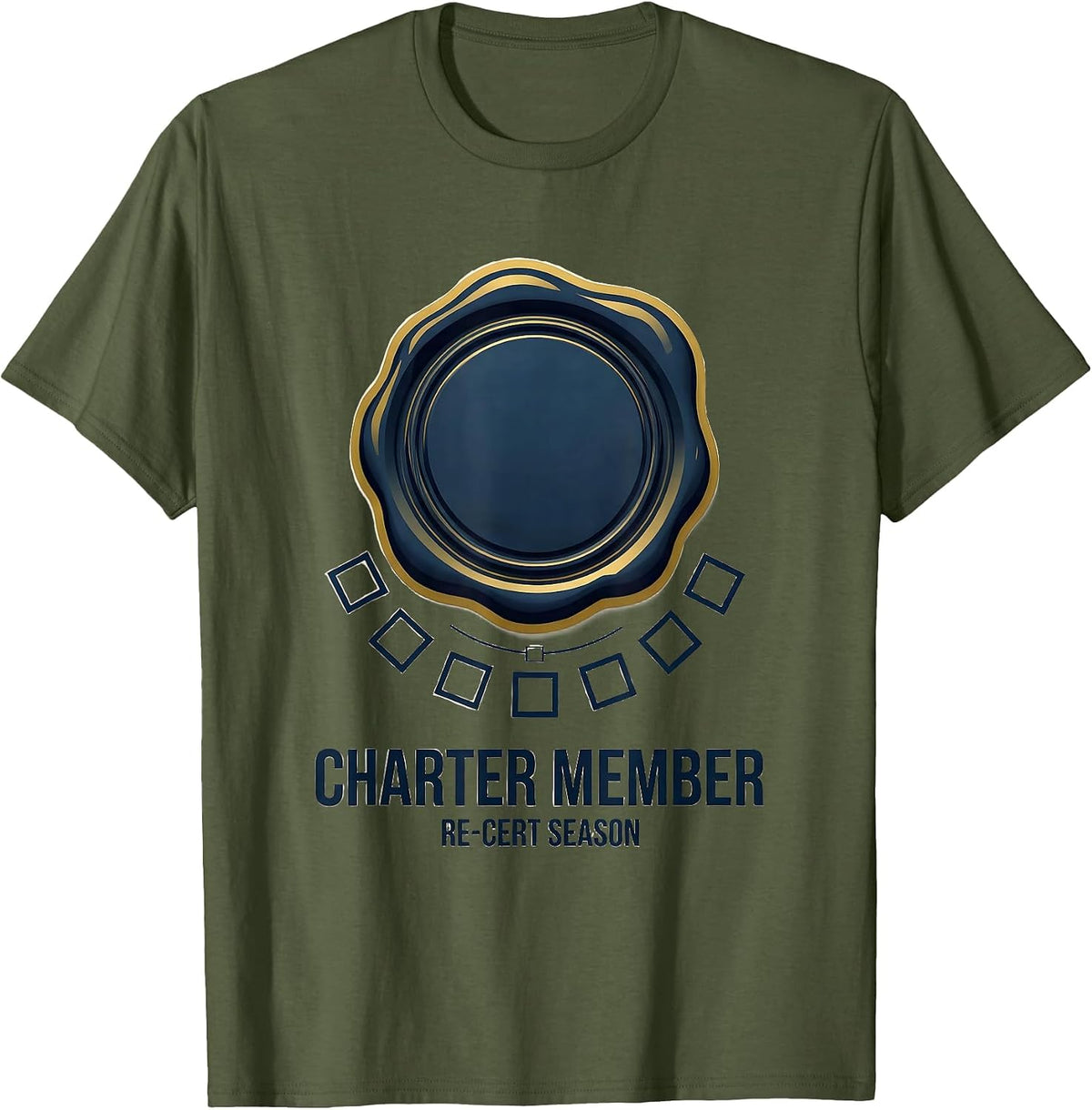 Men's Charter Member Re-Cert Season Special Education Teacher T-Shirt - Olive Green