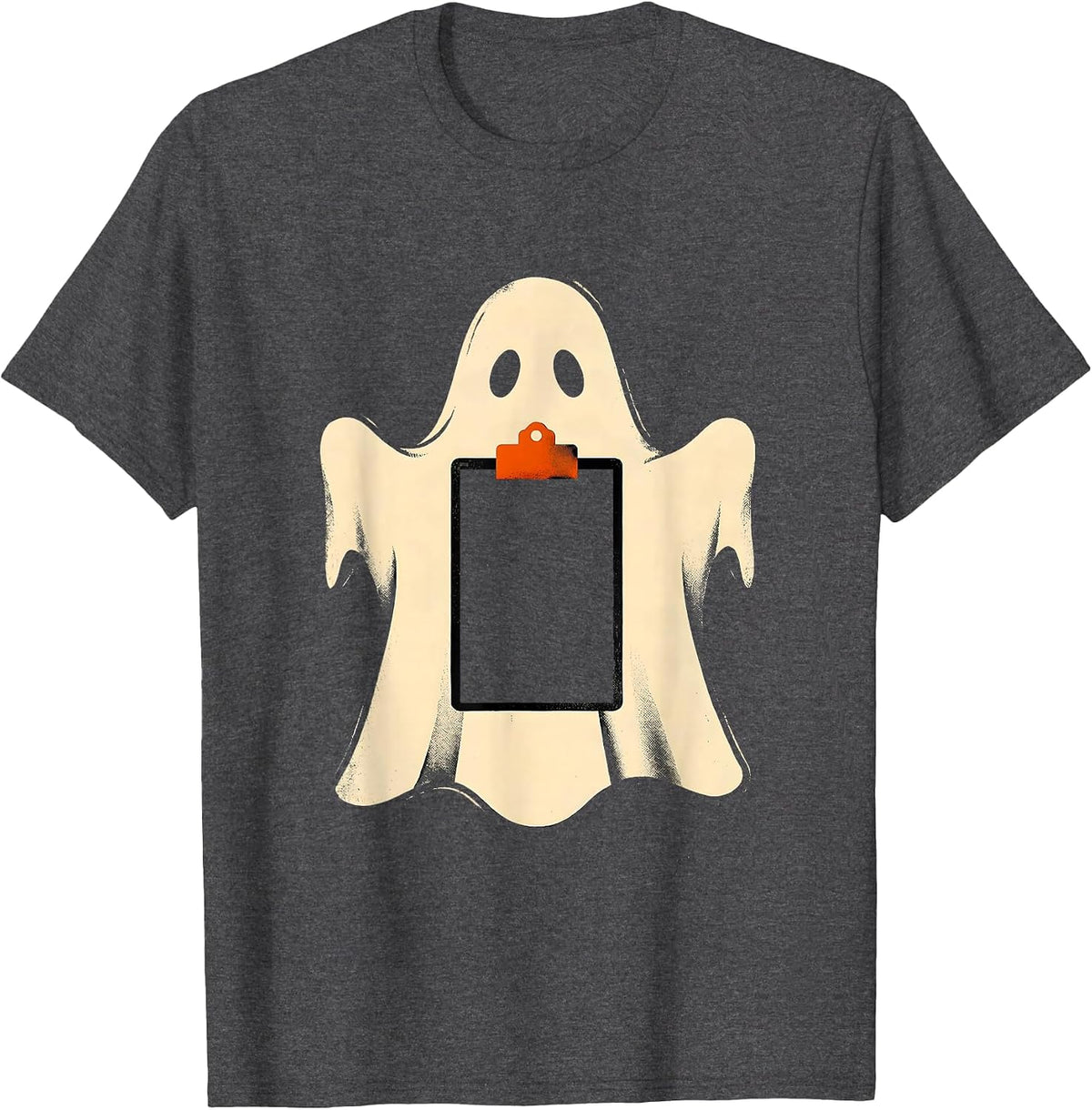 Men's Sheet Ghost Para Normal Activities SPED Teacher Halloween T-Shirt - Dark Heather Grey