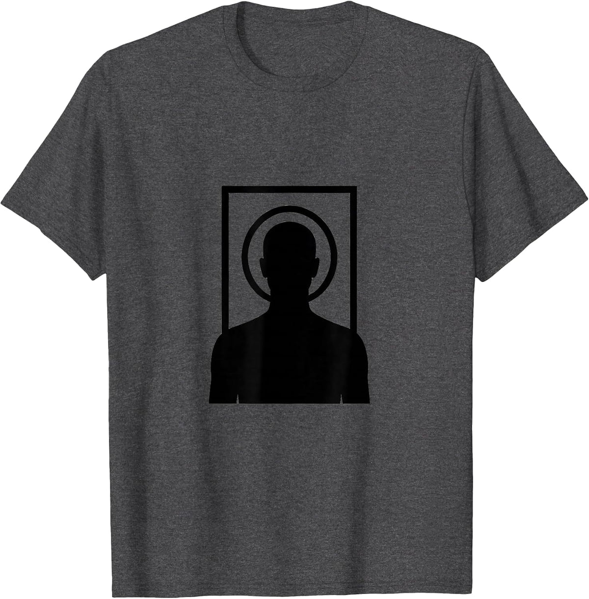 Men's Observation Aperture Editorial Conceptual Fan Costume T-Shirt - Dark Heather Grey