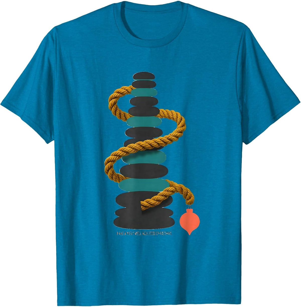 Have A Very Well Adjusted Christmas Midcentury Modern T-Shirt - Sapphire Blue