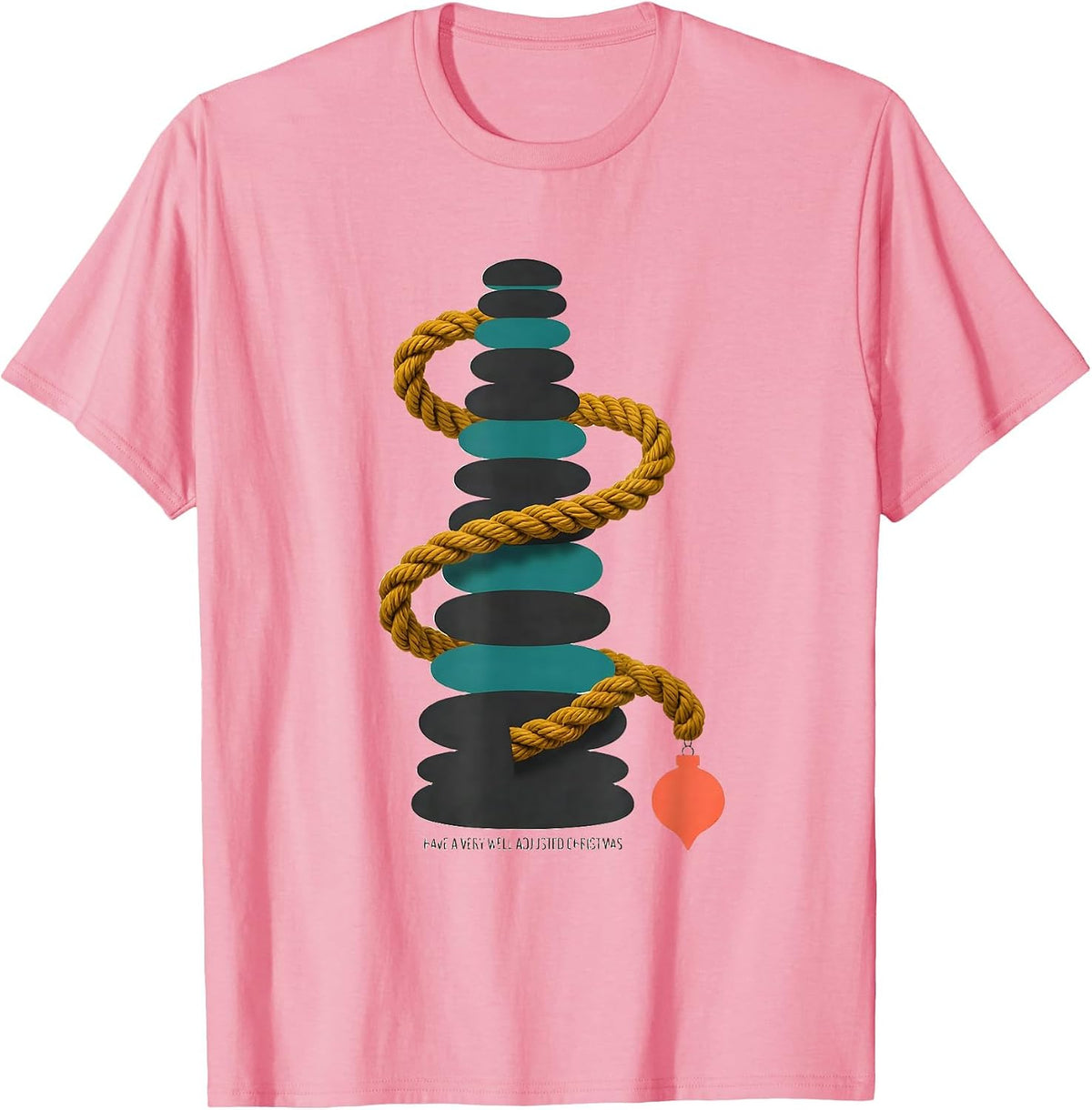 Have A Very Well Adjusted Christmas Midcentury Modern T-Shirt - Pink