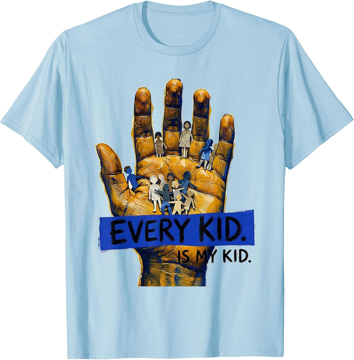Men's Every Kid Is My Kid Special Education Teacher T-Shirt - Baby Blue