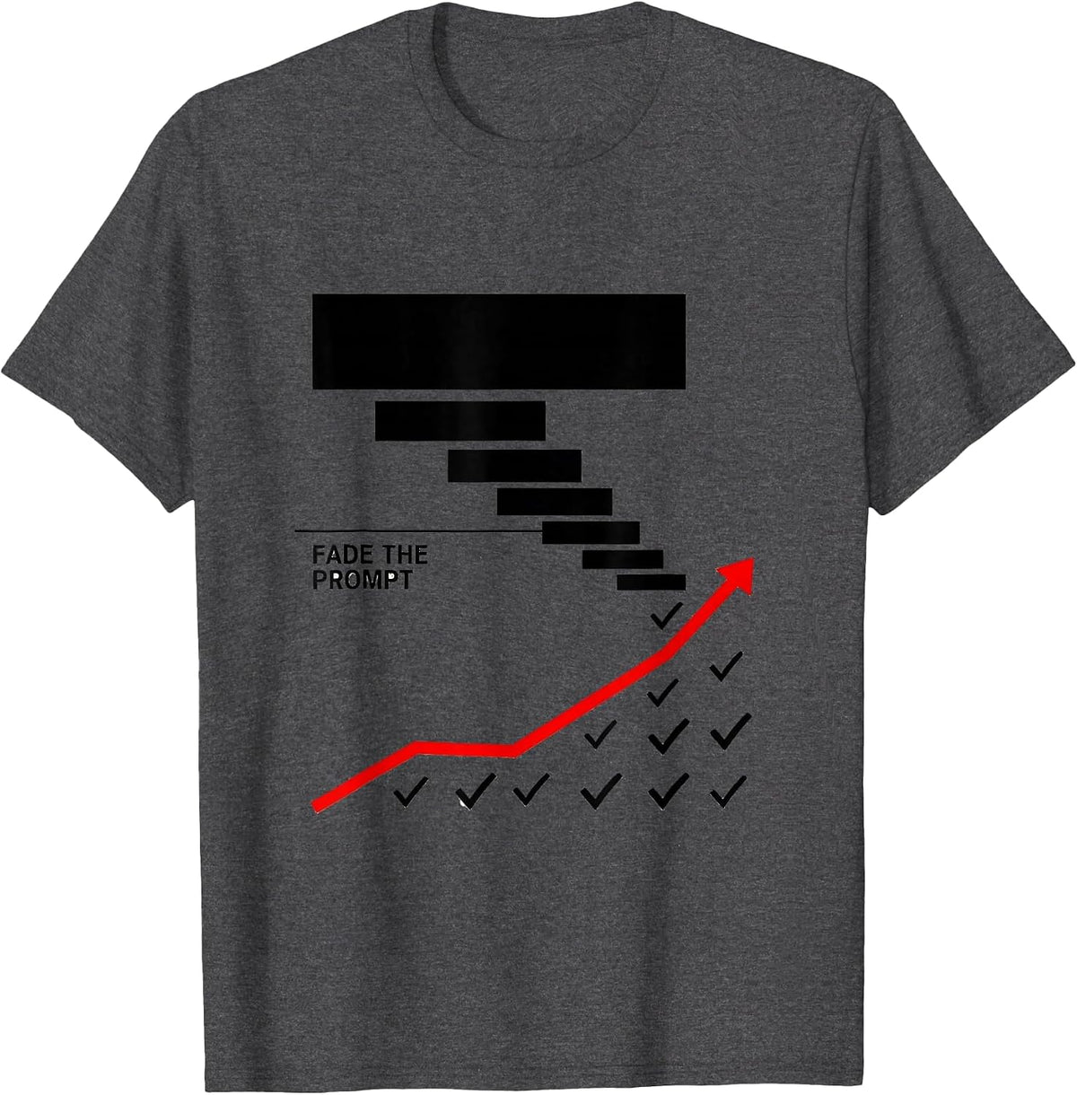 Fade The Prompt Swiss International ABA Behavior Analyst RBT T-Shirt - Dark Heather Grey