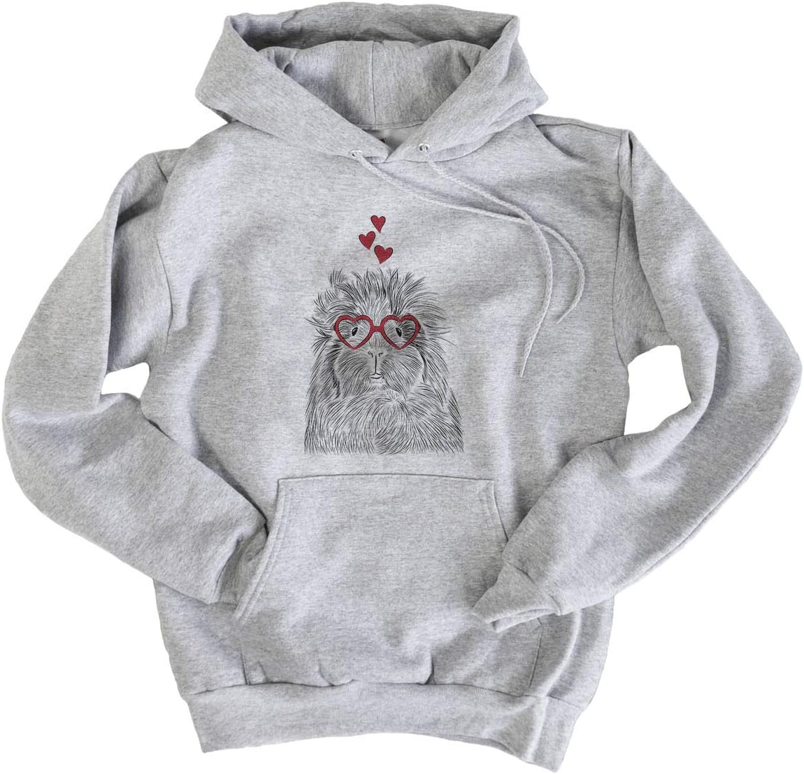 Valentine Rhino the Guinea Pig Triblend T-Shirt - Pullover Hoodie Sweatshirt