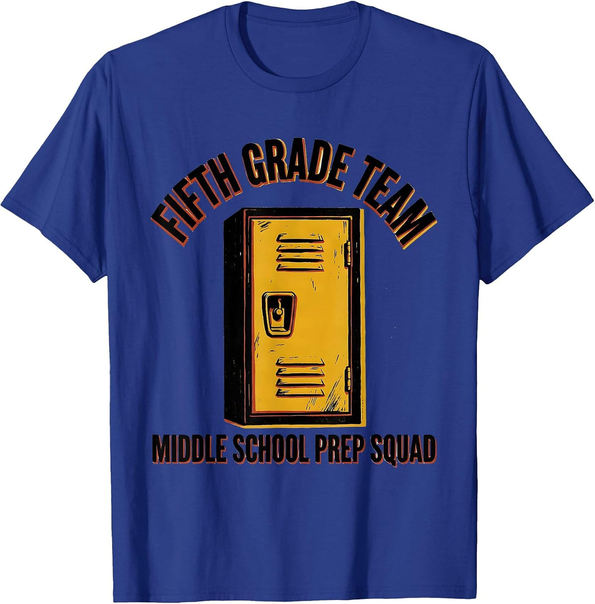 Men's Fifth Grade Team Middle School Prep Squad Teacher T-Shirt - Royal Blue