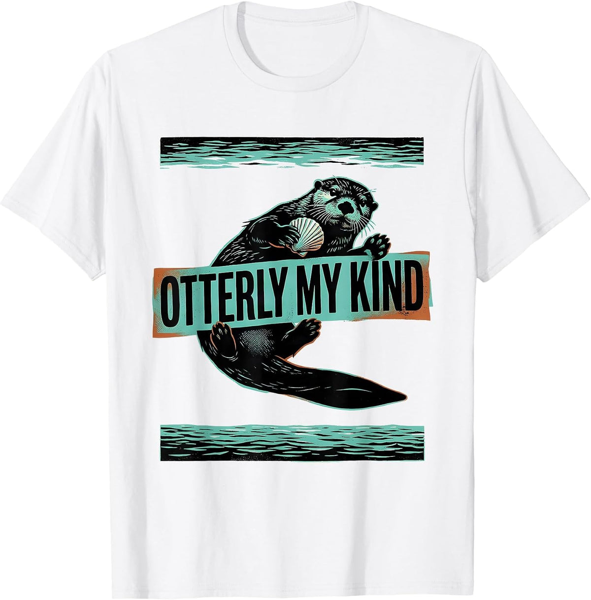 Men's Otterly My Kind Funny Sea Otter Lover Humor T-Shirt - White