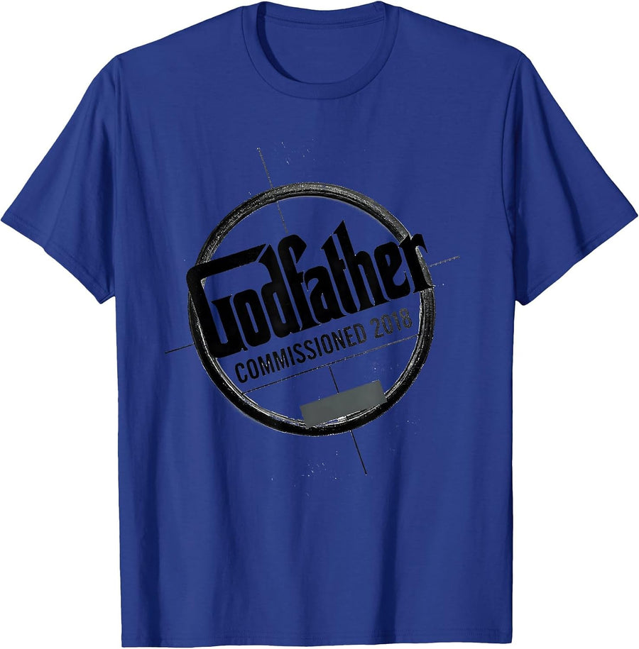 Godfather Commissioned 2018 Funny Family Man Myth Legend T-Shirt - Royal Blue