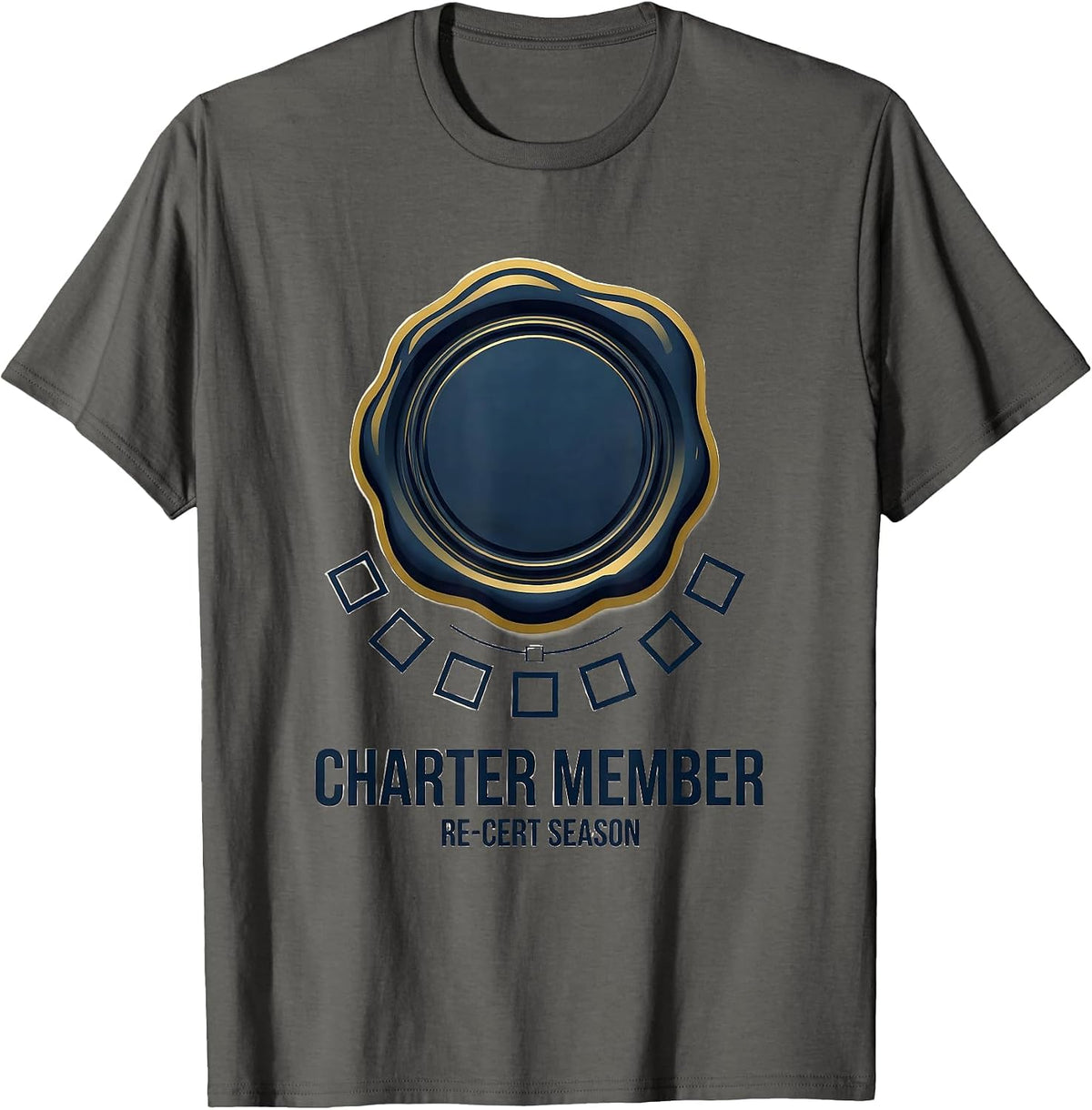 Men's Charter Member Re-Cert Season Special Education Teacher T-Shirt - Asphalt Grey